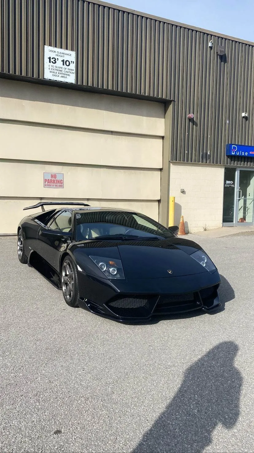 Black Lamborghini Murcielago